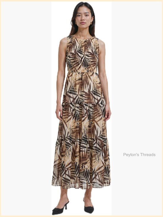Dresses & Skirts - Sleeveless Smocked Tiered Maxi Dress